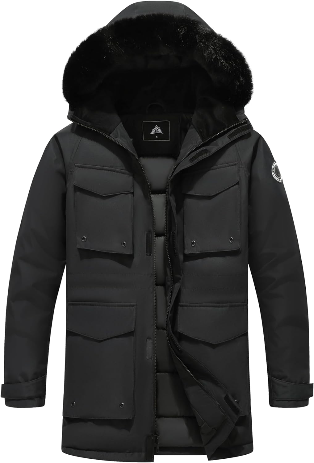 251117092508808_1 MOERDENG Men's Winter Thickened Warm Down Coats Windproof Waterproof Hooded fashions Puffer Jacket - Image 1